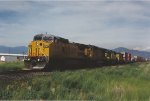 Westbound stack train